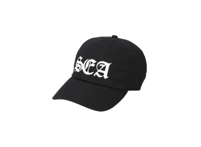 WIND AND SEA Leather Patch Logo Cap "Black"