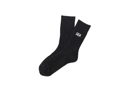 WIND AND SEA Sea Ess Socks "Black"