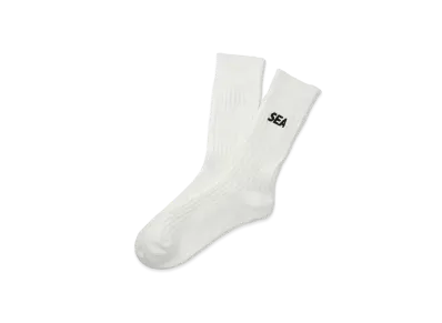 WIND AND SEA Sea Ess Socks "White"