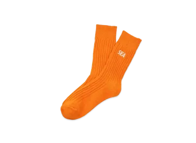 WIND AND SEA Sea Ess Socks "Orange"