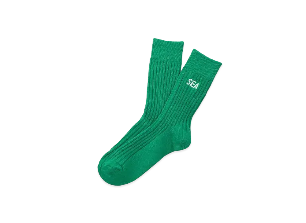 WIND AND SEA Sea Ess Socks "Green"