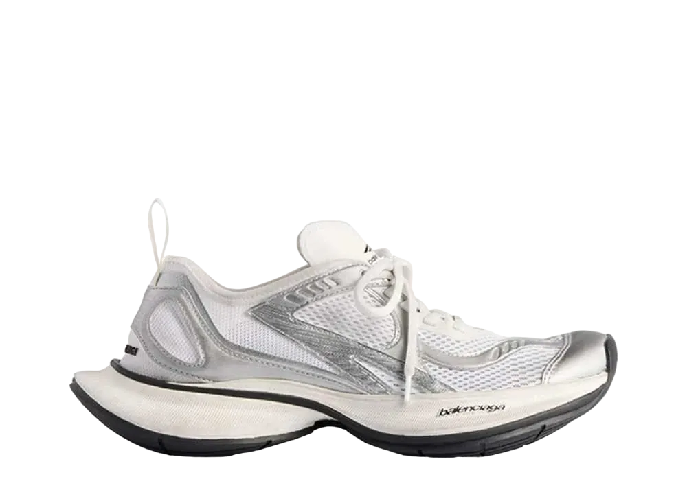 バレンシアガ ウィメンズ サーキット スニーカー "ホワイト/シルバー"