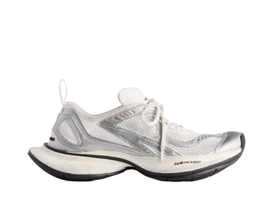 バレンシアガ ウィメンズ サーキット スニーカー "ホワイト/シルバー"