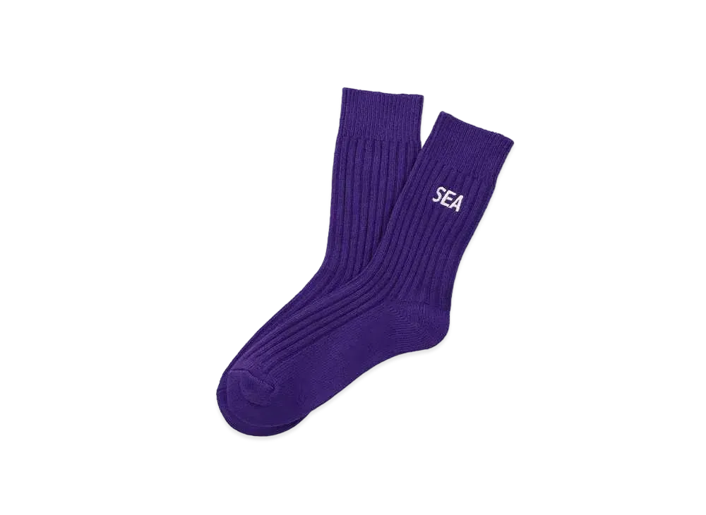 WIND AND SEA Sea Ess Socks "Purple"