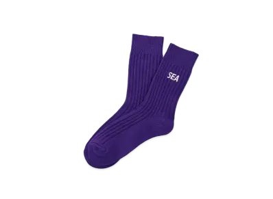 WIND AND SEA Sea Ess Socks "Purple"