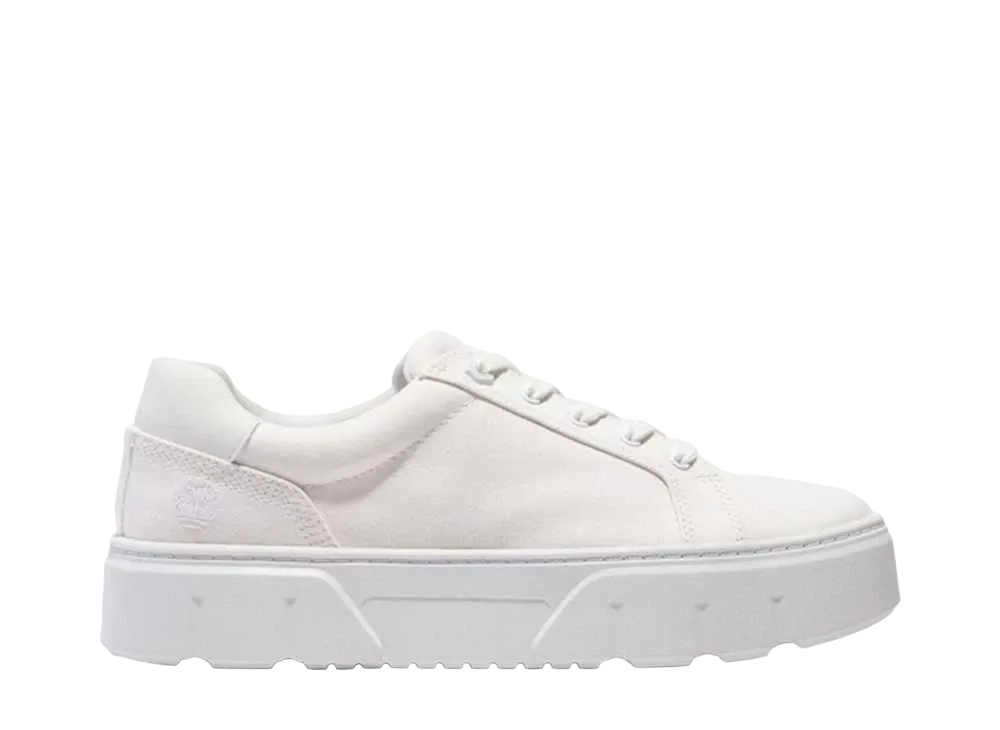 Timberland Women's Laurel Court Lace Up Low Sneakers "White"