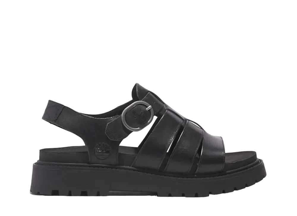 ティンバーランド ウィメンズ クレアモン ウェイ フィッシャーマン サンダル "ブラック"