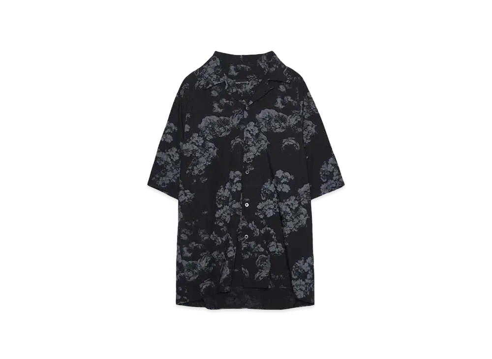 LAD MUSICIAN P.09-02 RY/PE POPLIN ROSE MIX O/C SS SH "BLACK"