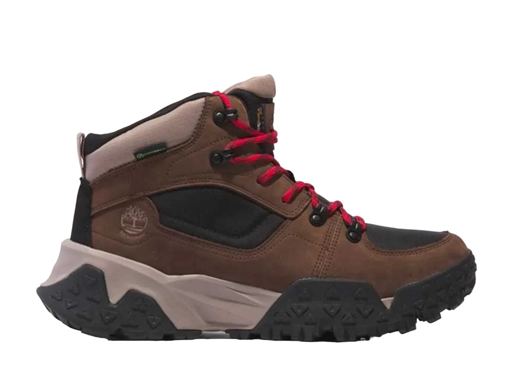 Timberland Motion Scramble Mid Lace Up Waterproof Boot "Dark Brown"