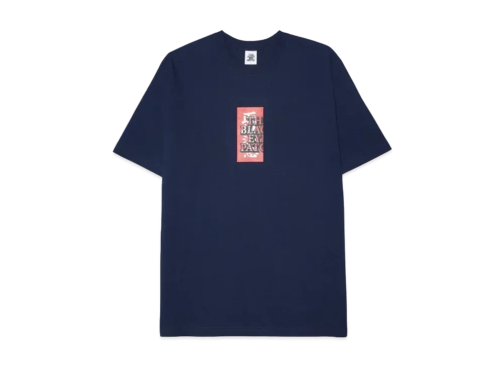 Black Eye Patch Handle With Care Tee "Navy"