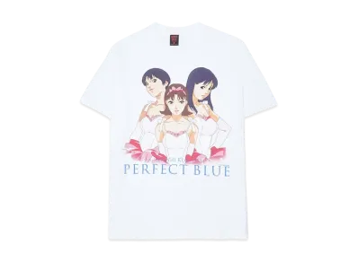 Geeks Rule 14 Silkscreen Printing x PERFECT BLUE T-Shirt "White"