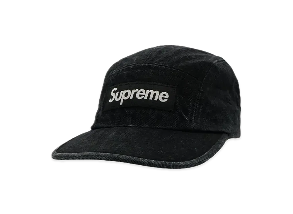 Supreme Denim Camp Cap "Black" (24SS)