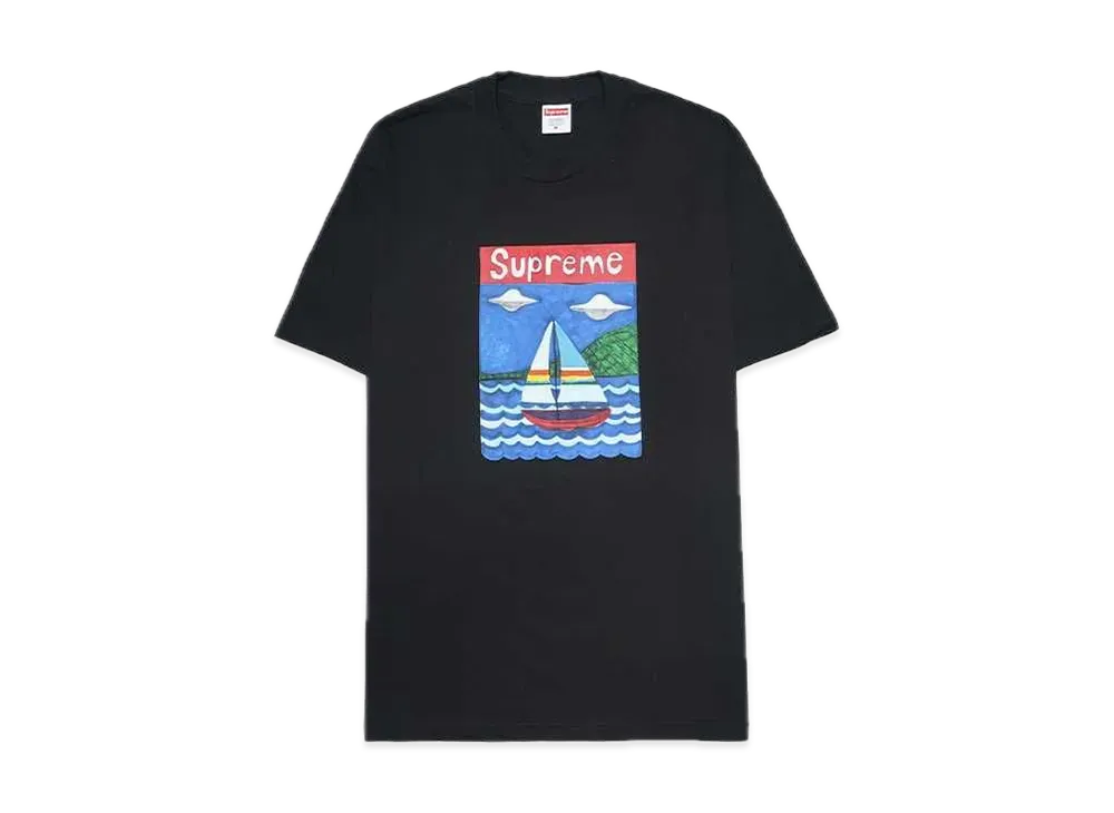 シュプリーム セーリング Tシャツ "ブラック"