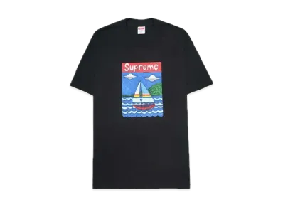 Supreme Sailboat Tee "Black"