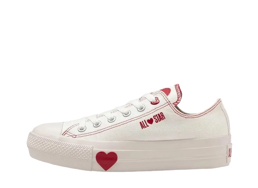 コンバース ウィメンズ オールスター PLTS メニーハーツ OX "ホワイト"