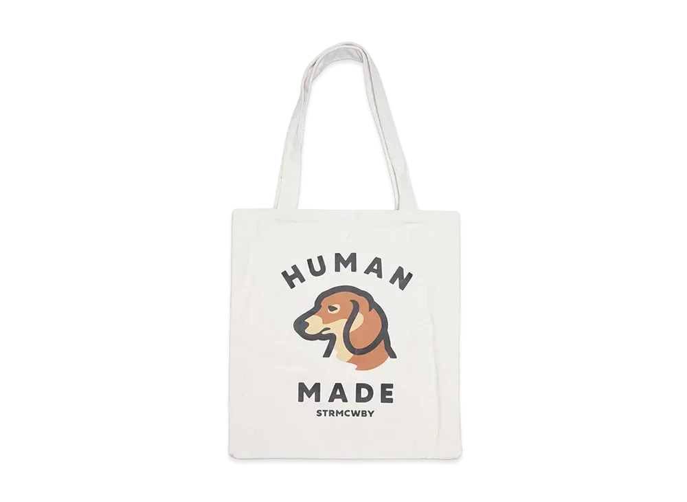 HUMAN MADE Book Tote "White"