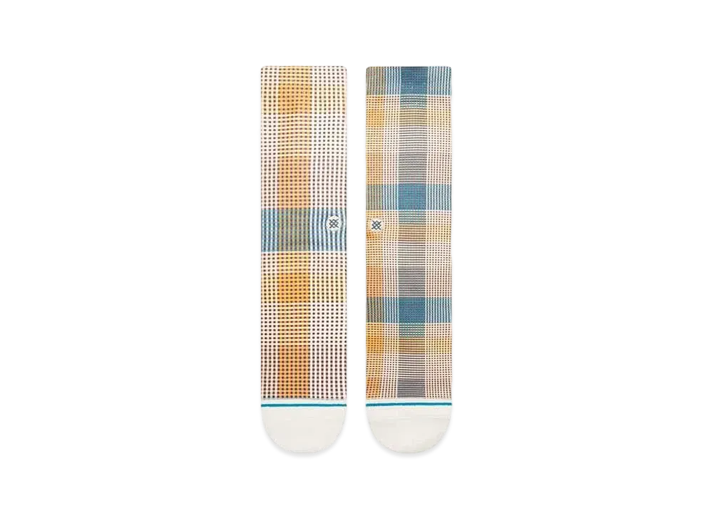 STANCE TARTAN CREW "TEAL"