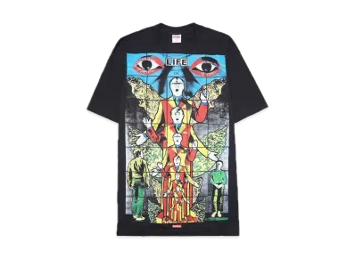 Supreme Gilbert & George LIFE Tee "Black"