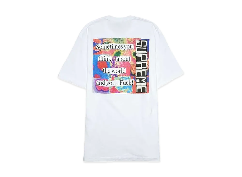 シュプリーム スタティック Tシャツ "ホワイト"