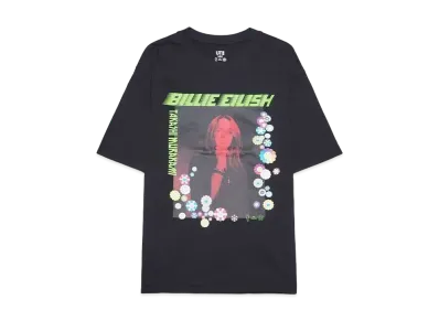 Uniqlo UT Billie Eilish x Takashi Murakami T-Shirt Women "Black"