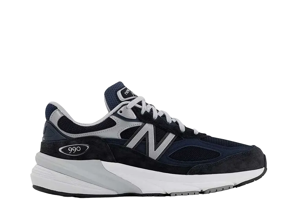 New Balance Women's 990V6 "Navy" (Heel Flag Logo) (W990NV6)