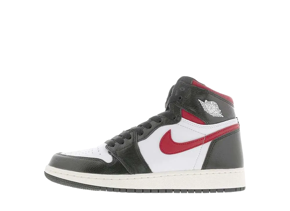 ナイキ GS エアジョーダン1 レトロ ハイ "ブラックジムレッド"