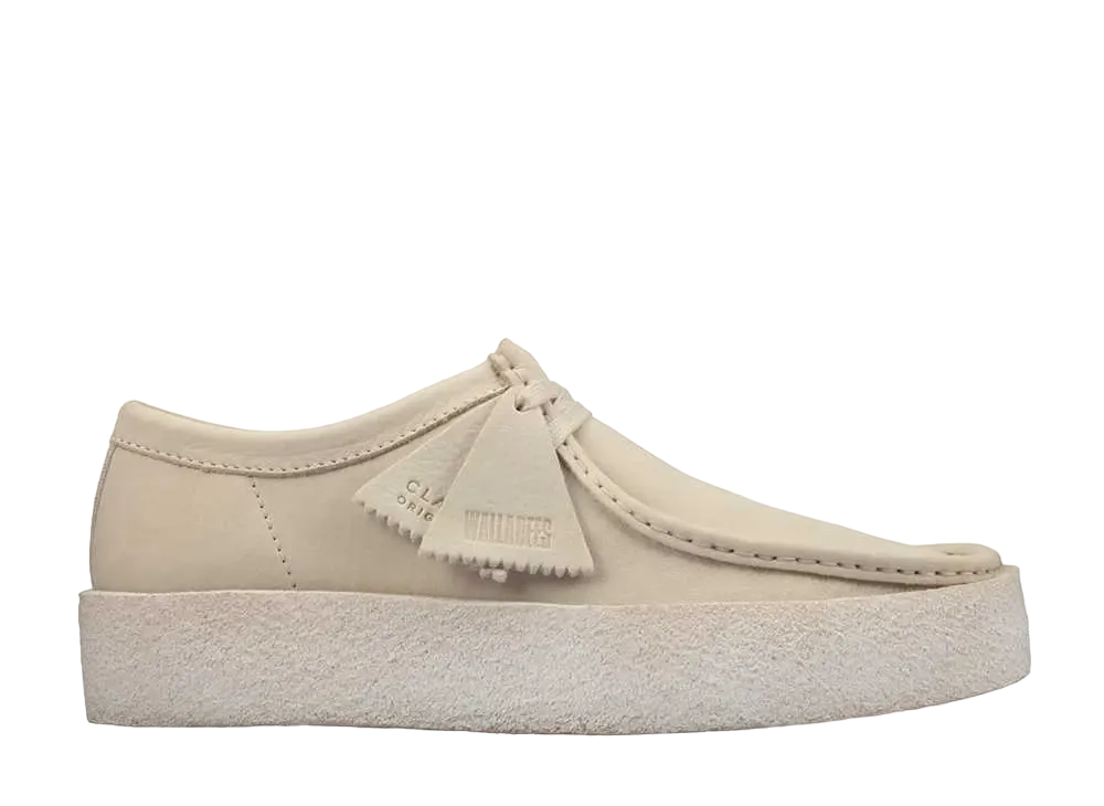 Clarks Wallabee Cup "White Nubuck"