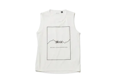 NANGA Dry Mix Frame Logo T/T "White"