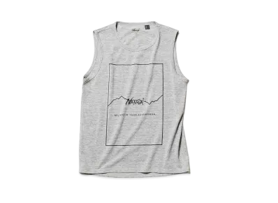 NANGA Dry Mix Frame Logo T/T "M.Grey"