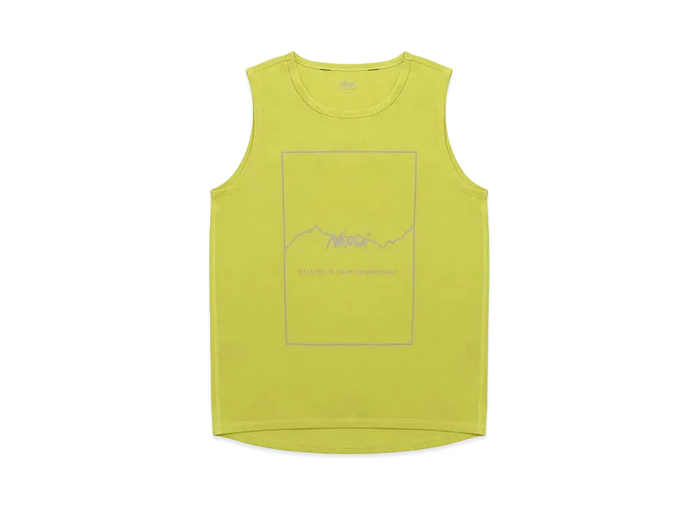 NANGA Dry Mix Frame Logo T/T "Mustard"