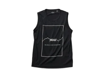 NANGA Dry Mix Frame Logo T/T "Black"