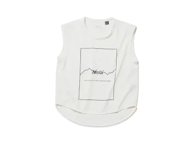 NANGA Dry Mix Frame Logo Compact Top "White"