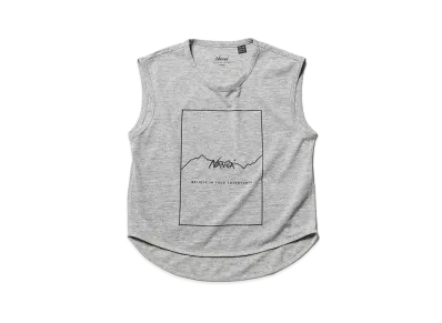 NANGA Dry Mix Frame Logo Compact Top "M.Grey"