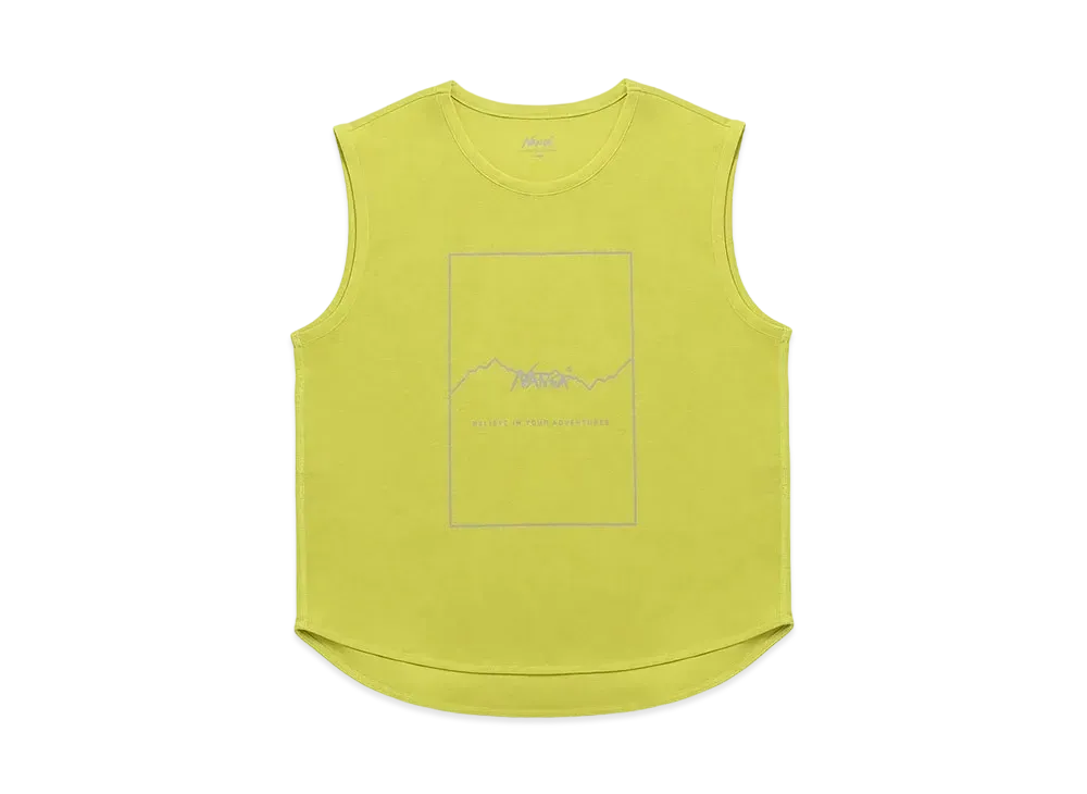 NANGA Dry Mix Frame Logo Compact Top "Mustard"