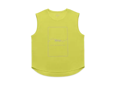 NANGA Dry Mix Frame Logo Compact Top "Mustard"