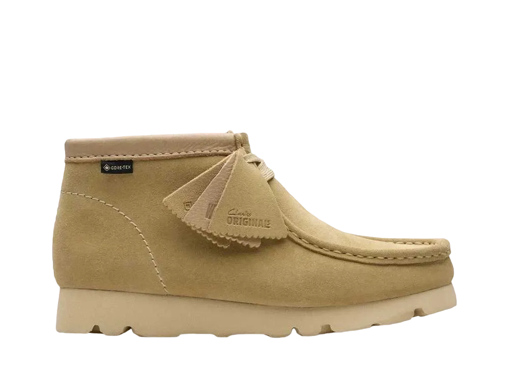 クラークス ウィメンズ ワラビーカップブーツ ゴアテックス "メープルスウェード"