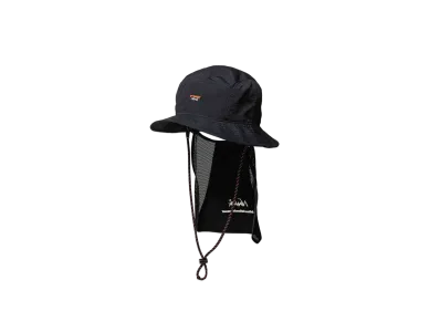 NANGA Nylon Tusser Sunshade Hat "Black"