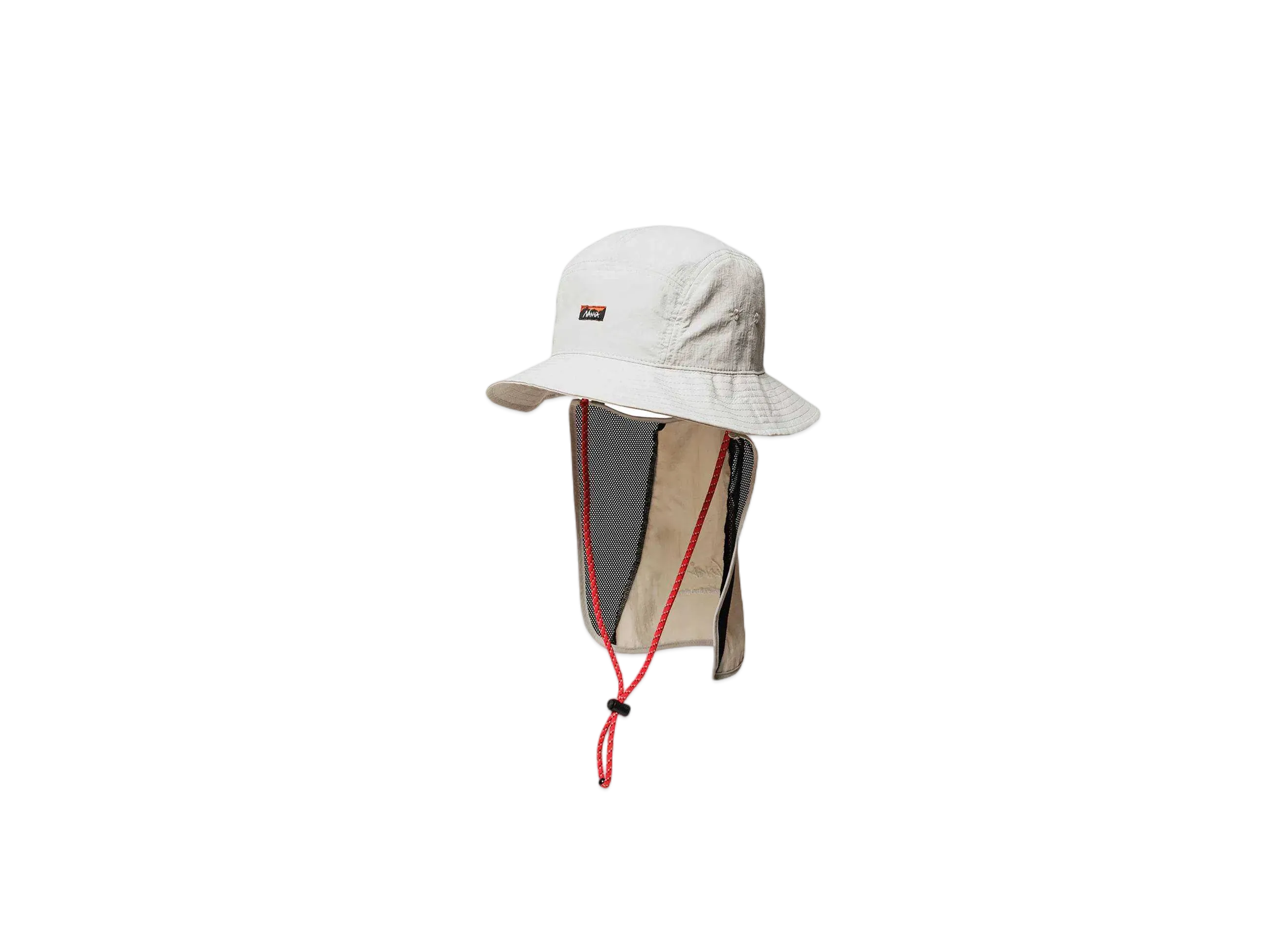 NANGA Nylon Tusser Sunshade Hat "Ivory"