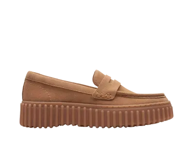 Clarks Women's Torhill Penny "Light Tan Suede"