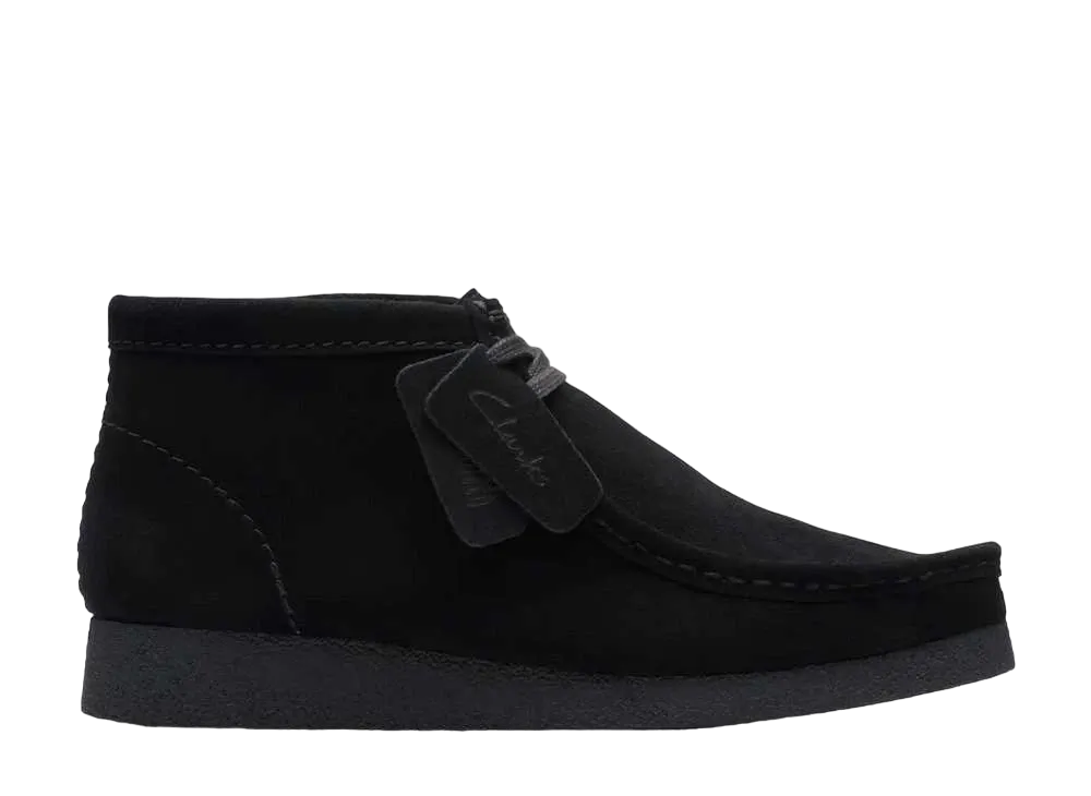 クラークス ワラビー エヴォ ブーツ "ブラックスウェード"