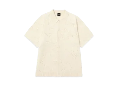 HUF Summer 24 Abstract Knited Shirt "Ivory"