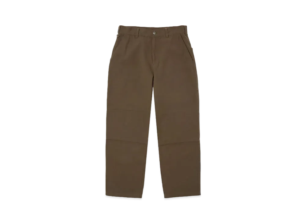 HUF Summer 24 Climb Brushed Canvas Pants "Rich Brown"