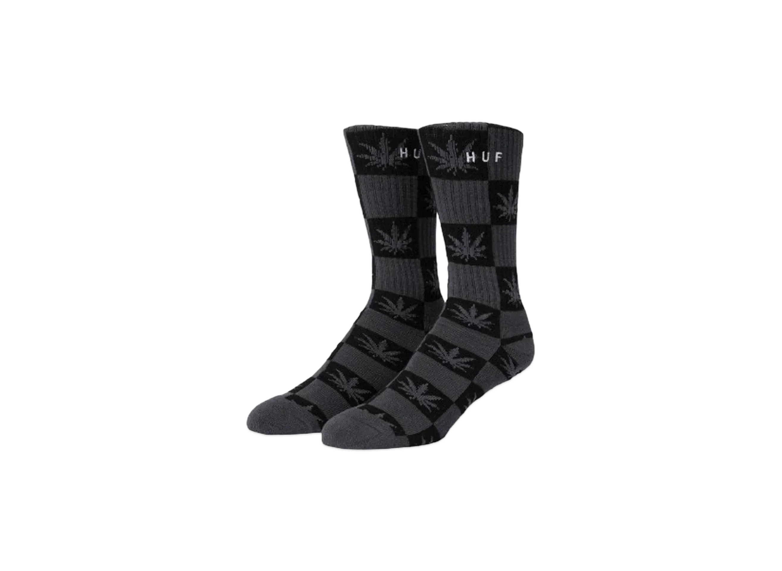 HUF Summer 24 Checkered Plantlife Socks "Black"