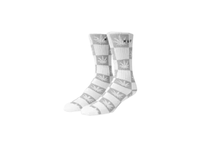 HUF Summer 24 Checkered Plantlife Socks "White"