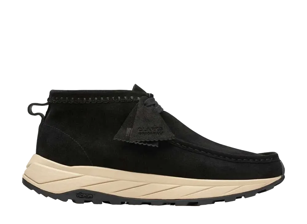 Clarks Wallabee Eden "Black Suede"