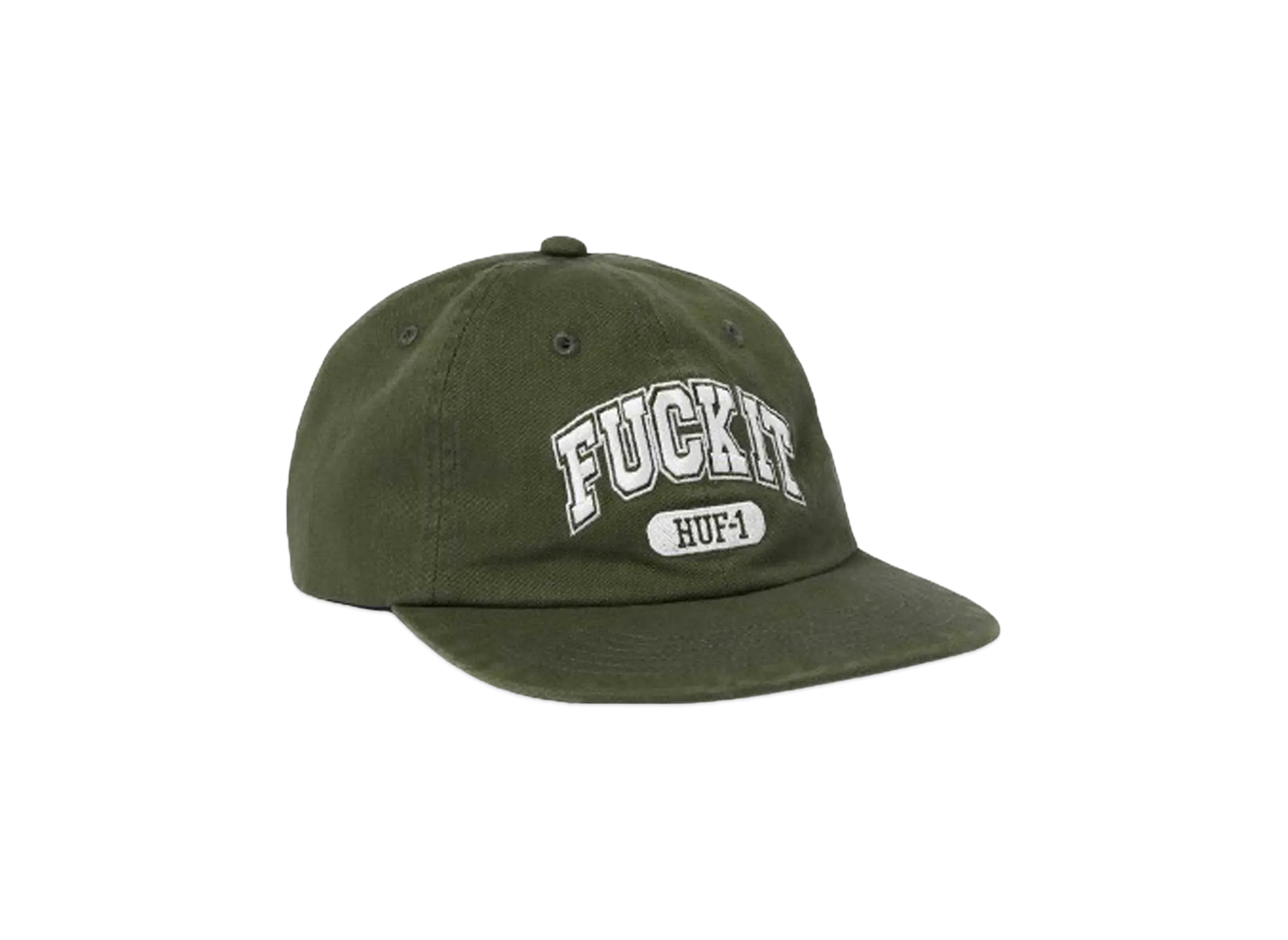 HUF Summer 24 Fuck It 6 Panel Hat "Dried Herb"