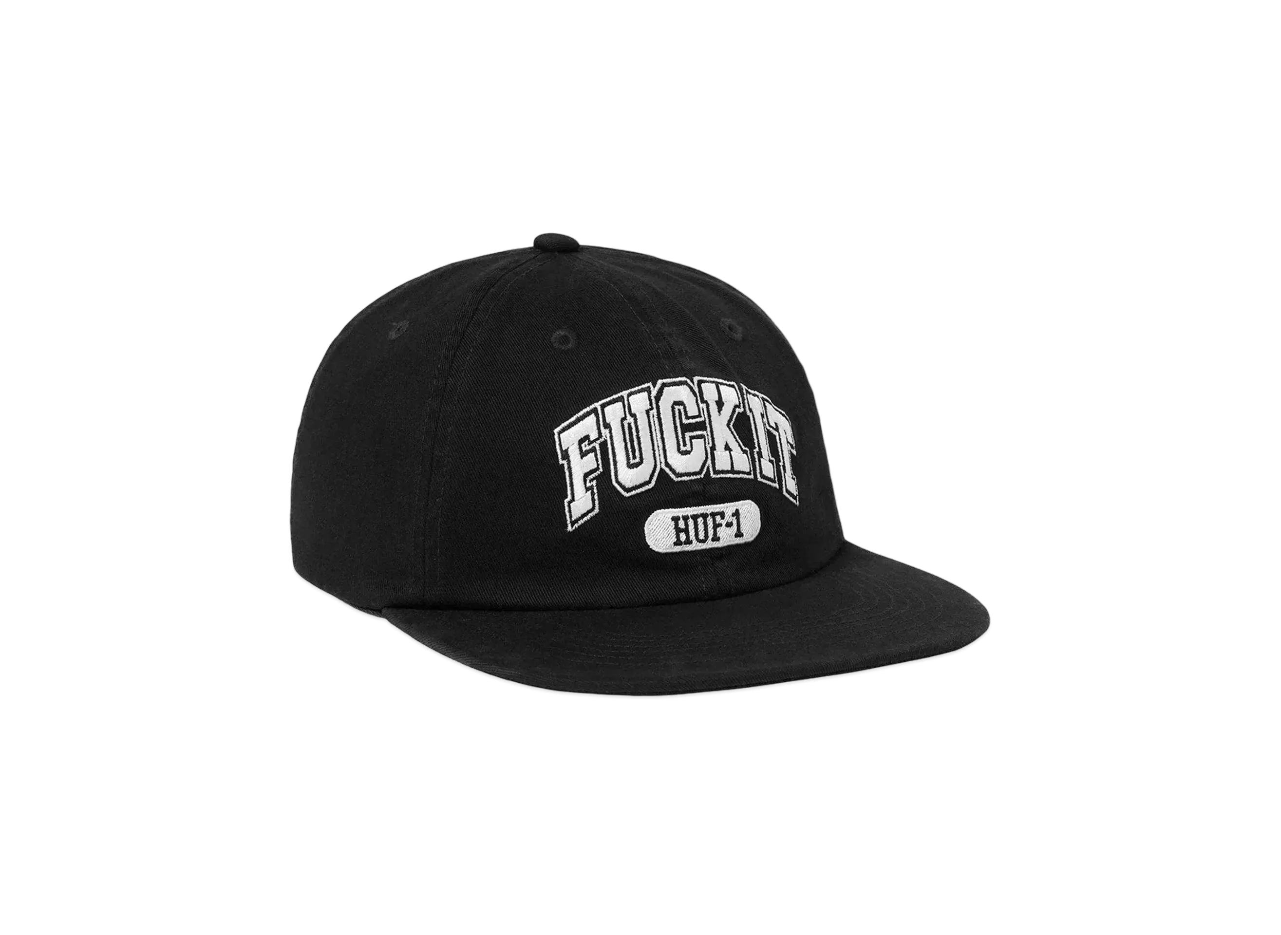 HUF Summer 24 Fuck It 6 Panel Hat "Black"