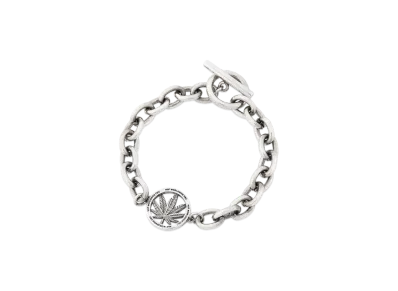 HUF Summer 24 Plantlife Coin Bracelet "Silver"