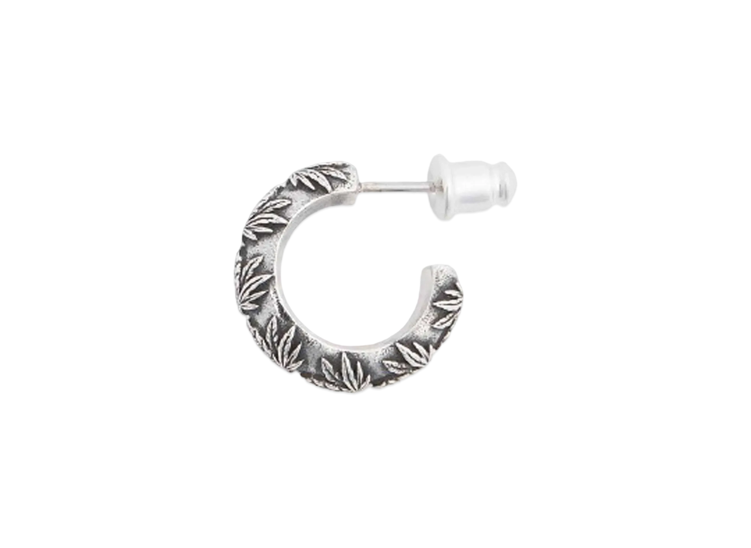 HUF Summer 24 Plantlife Hoop Pierce "Silver"