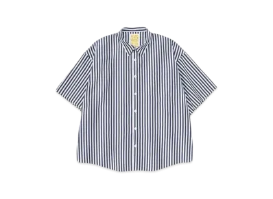 DIGAWEL x MIN-NANO Oversized Stripe Shirt "Navy"